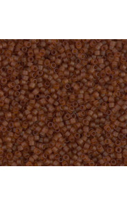 Miyuki delica beads 15/0 - Matted transparent amber DBS-764